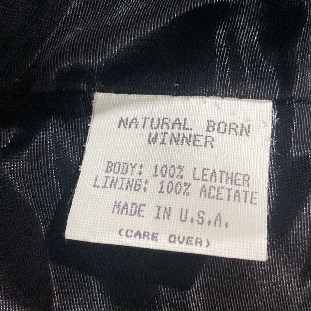 Natural Born Winner Studded Black Red Leather Vest Made in USA XXS/XS - Picture 8 of 14